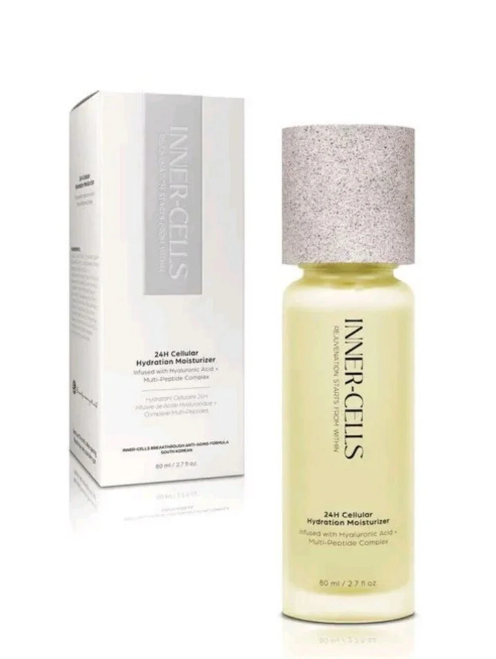 Inner Cells2.7oz 24H Hydration Moisturizer Infused with Hyaluronic Acid